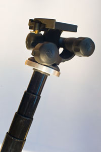 Telescopic pole head
