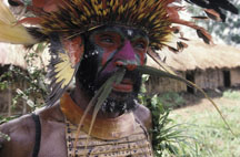 Papua New Guinea face