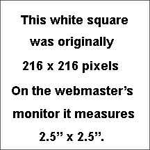 Resolution - white square